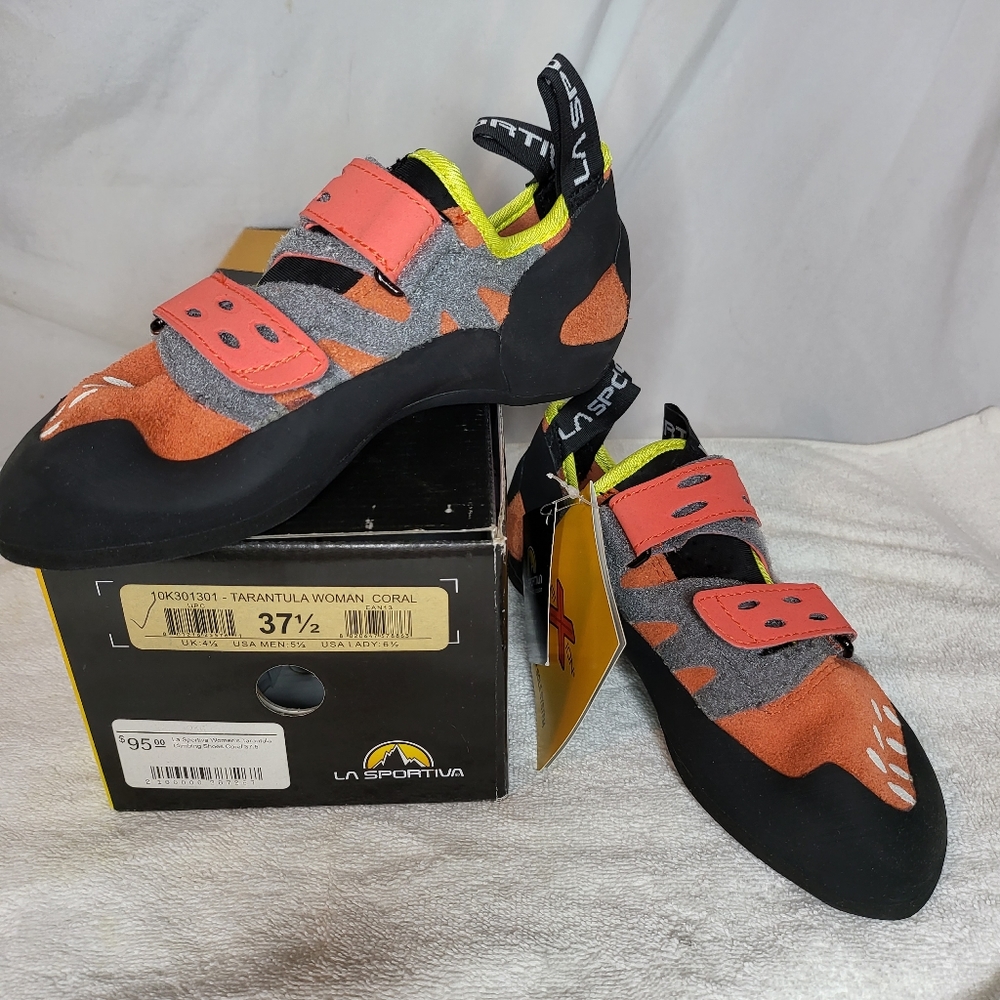 LA SPORTIVA ROCK/WALL CLIMBING SHOES EUR 37.5, USA MEN 5.5, USA LADY 6.5, UK 4.5